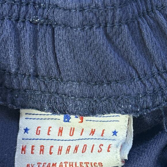 Outerstuff Minnesota Twins MLB Boy's Youth Microfiber Team Color Shorts, Navy - Picture 7 of 8